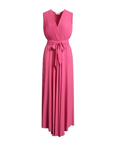 Rebel Queen By Liu •jo Woman Maxi Dress Fuchsia Size M Polyester In Pink