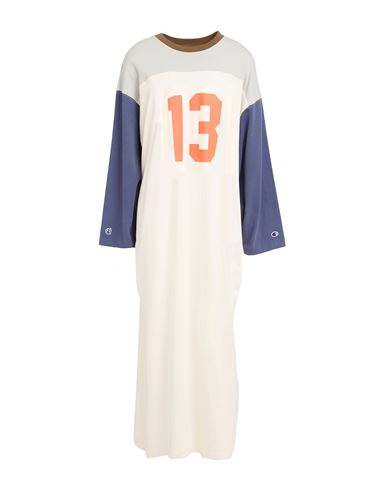 Champion Woman Maxi Dress Cream Size M Cotton In White