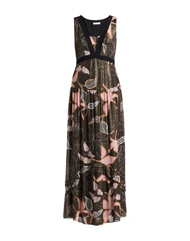 Maxi-Kleid Damen Bronze 40 Damen