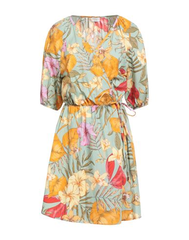 Rebel Queen By Liu •jo Woman Mini Dress Sky Blue Size L Cotton In Blue