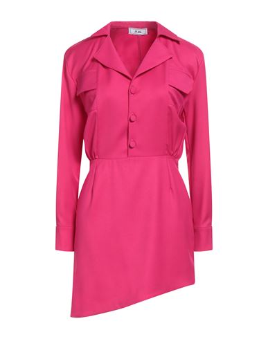 Jijil Woman Mini Dress Fuchsia Size 6 Polyester, Viscose, Elastane In Pink