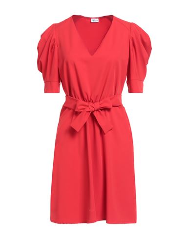 Rebel Queen By Liu •jo Woman Mini Dress Red Size 6 Polyester, Elastane