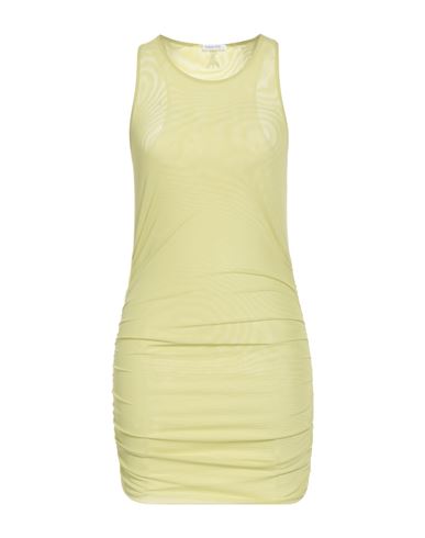 Patrizia Pepe Woman Mini Dress Lime Green Size 2 Polyester, Elastane, Glass In Neutral