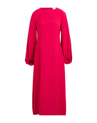 P.a.r.o.s.h P. A.r. O.s. H. Woman Midi Dress Fuchsia Size M Polyester In Pink