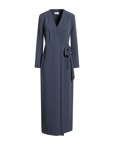 Sandro Ferrone Woman Maxi Dress Charcoal Size 8 Polyester In Gray