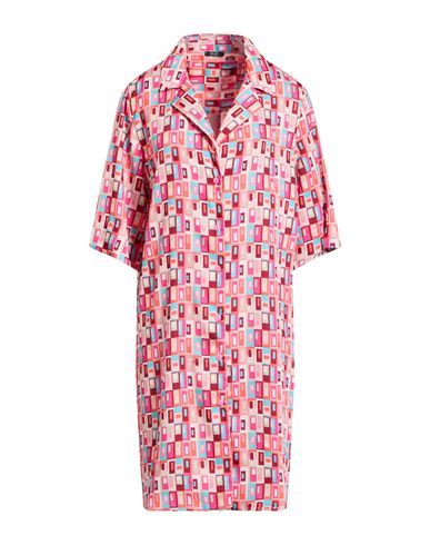 Liu •jo Woman Mini Dress Fuchsia Size L Polyester, Elastane In Pink