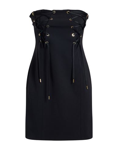 Pinko Woman Mini Dress Black Size 8 Polyester, Elastane In Black