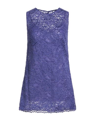Dolce & Gabbana Woman Mini Dress Purple Size 8 Viscose, Polyamide