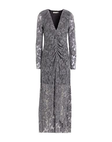 Haveone Woman Maxi Dress Grey Size M Polyamide, Polyester In Gray
