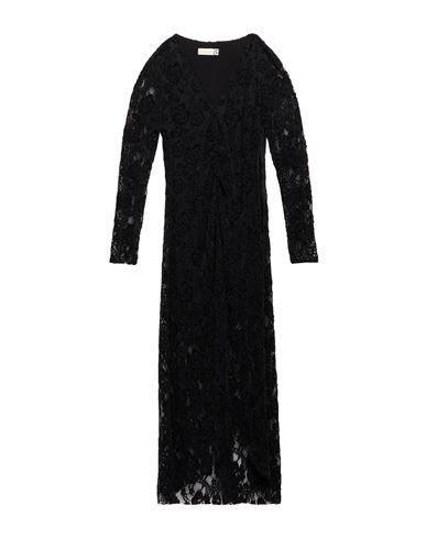 Haveone Woman Maxi Dress Black Size M Polyamide, Polyester In Black