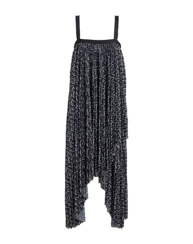 Burberry Woman Midi Dress Black Size 4 Polyester In Black
