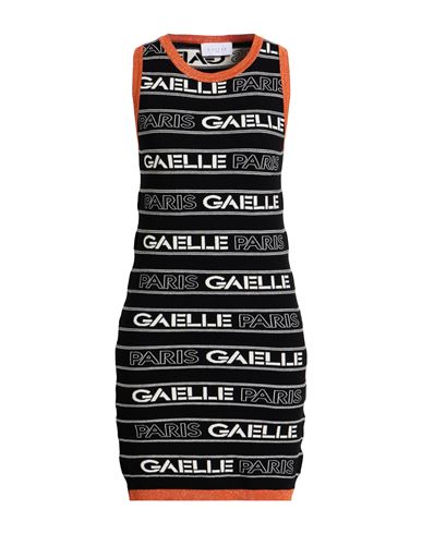 Gaelle Paris Gaëlle Paris Woman Mini Dress Black Size 1 Viscose, Nylon, Metallic Fiber In Black