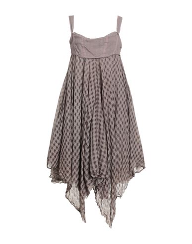 Marc Le Bihan Woman Maxi Dress Taupe Size 10 Viscose, Linen In Gray