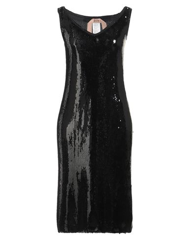 N°21 Woman Midi Dress Black Size 6 Polyester, Elastane In Black