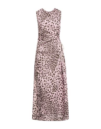 Ottod'ame Woman Maxi Dress Pink Size 8 Cotton