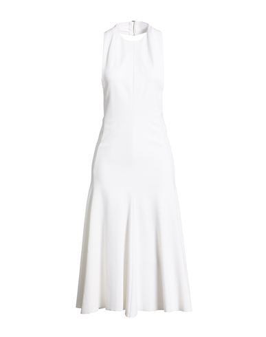 Jacquemus Woman Midi Dress White Size M Viscose, Polyamide, Elastane In White