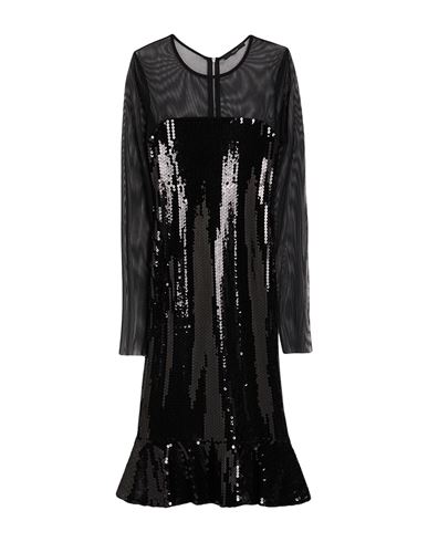 Gaudì Woman Midi Dress Black Size 8 Polyester In Black