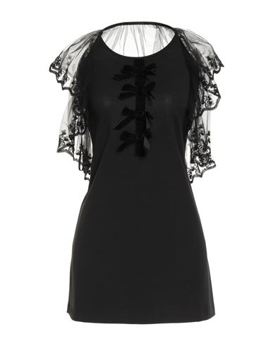 Gaudì Jeans Woman Mini Dress Black Size 8 Polyester, Elastane In Black
