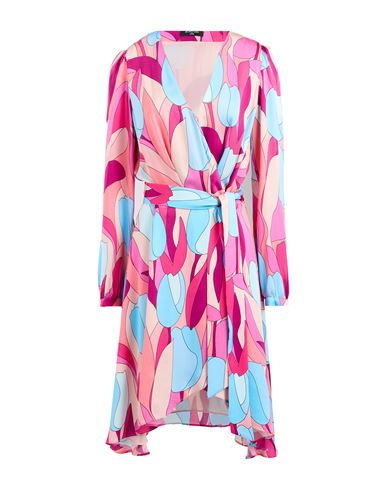 Marciano By Guess Woman Midi Dress Fuchsia Size 4 Viscose In Multi