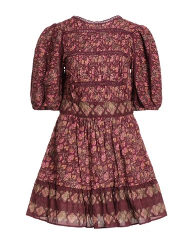 Sea Woman Mini Dress Plum Size 8 Cotton In Purple