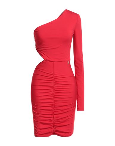 Patrizia Pepe Woman Mini Dress Red Size 1 Viscose, Elastane In Red