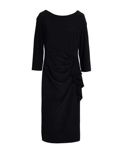 Joseph Ribkoff Signature Woman Midi Dress Black Size 8 Polyester, Elastane In Black