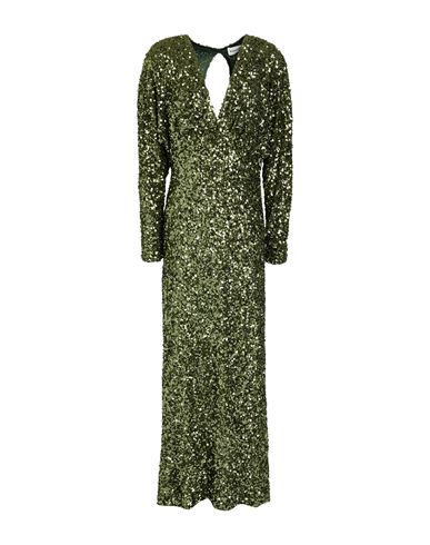 P.a.r.o.s.h P. A.r. O.s. H. Woman Midi Dress Military Green Size S Polyester, Elastane In Green