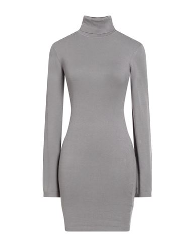 Xt Studio Woman Mini Dress Grey Size Xs Viscose, Nylon In Gray