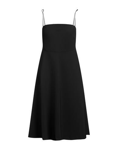 Beatrice B Beatrice .b Woman Midi Dress Black Size 6 Polyester, Virgin Wool, Elastane In Black
