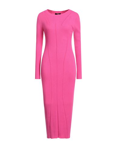 Midi-Kleid Damen Fuchsia L,M Damen