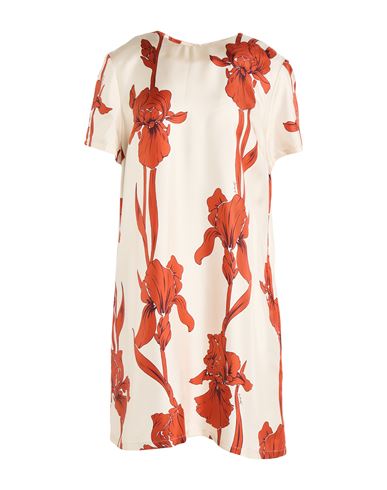 La Doublej La Double J Woman Mini Dress Ivory Size Xl Silk In Multi