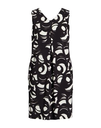 Alpha Studio Woman Mini Dress Black Size 8 Viscose, Elastane In Black