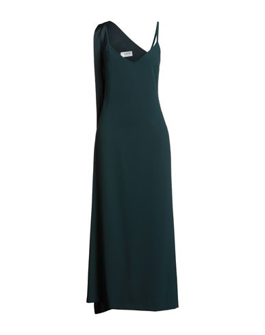 Iceberg Woman Maxi Dress Green Size 4 Polyester, Viscose In Green
