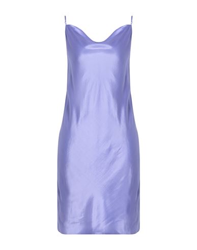 Samsoe & Samsoe Samsøe Φ Samsøe Woman Mini Dress Purple Size L Viscose, Silk In Blue