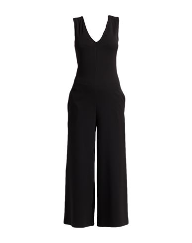 Alessia Santi Woman Jumpsuit Black Size 6 Polyester, Viscose, Elastane In Black