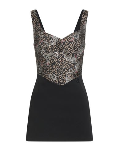 Gaelle Paris Gaëlle Paris Woman Mini Dress Black Size 6 Polyester, Elastane In Black