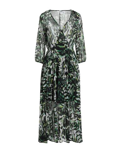 Morgan De Toi Woman Midi Dress Green Size 8 Recycled Polyester, Polyester
