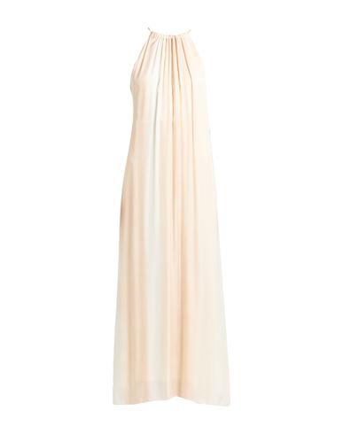 Peserico Woman Maxi Dress Beige Size 10 Viscose In Neutral