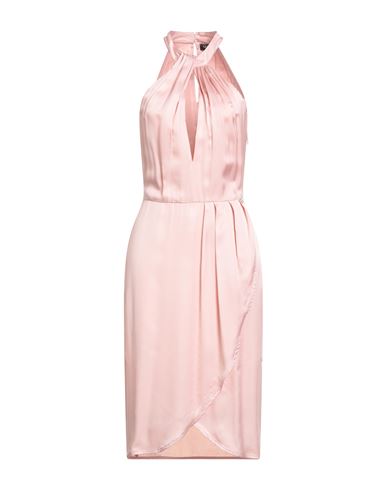 Liu •jo Woman Midi Dress Blush Size 6 Viscose In Pink
