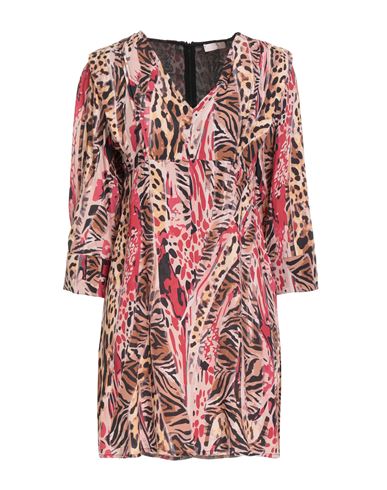 Liu •jo Woman Mini Dress Antique Rose Size 6 Viscose In Multi