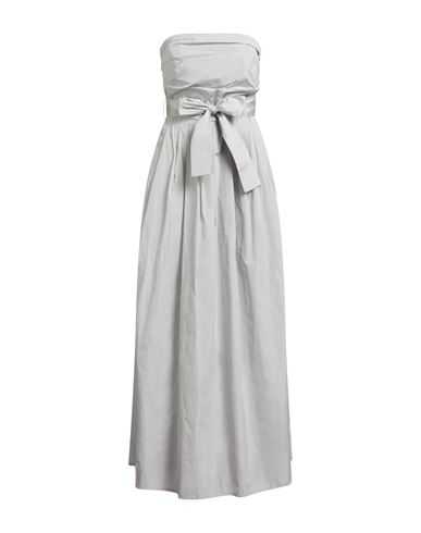 Caractere Caractère Woman Maxi Dress Light Grey Size 6 Polyester In Gray
