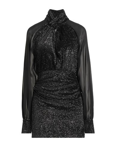 Jijil Woman Mini Dress Black Size 4 Polyester, Elastane In Black