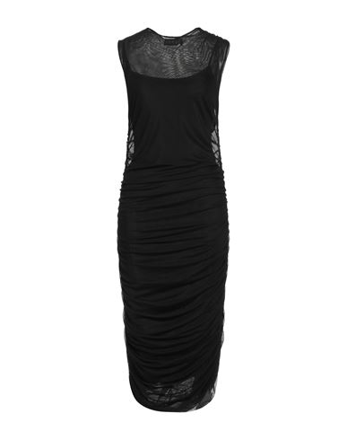 Midi-Kleid Damen Schwarz S Damen