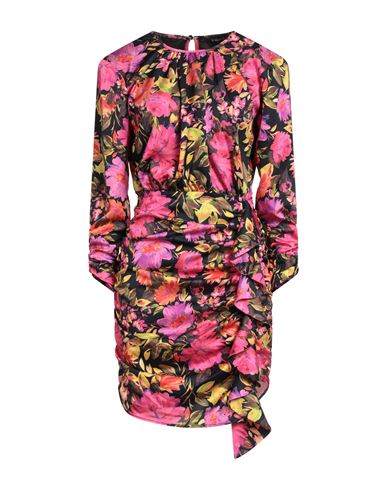 For Love & Lemons Woman Mini Dress Fuchsia Size M Recycled Polyester In Pink