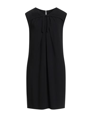 Aspesi Woman Mini Dress Black Size 12 Triacetate, Polyester In Black