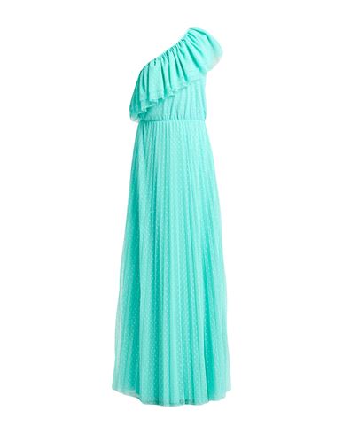 Lorna Woman Maxi Dress Turquoise Size S Polyester In Blue