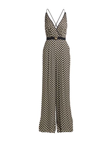 Elisabetta Franchi Woman Jumpsuit Black Size 8 Viscose In Black