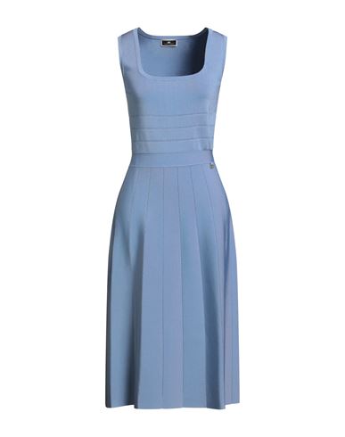 Vestido midi Mujer Azul profundo 40 Mujer