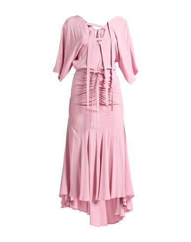 Pinko Woman Maxi Dress Pink Size 4 Acetate, Silk In Pink