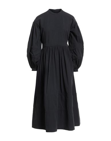 École De Curiosités Woman Midi Dress Black Size M Cotton In Black